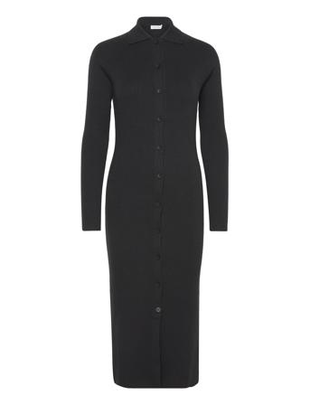 Essential Rib Shirt Dress Calvin Klein Black