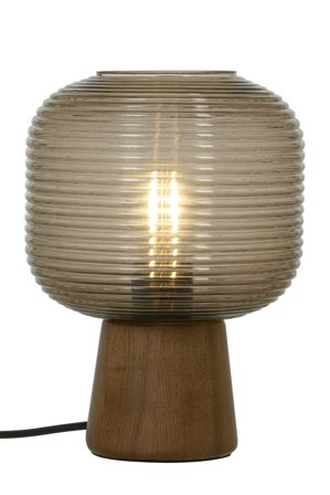 Aneta Lighting AURA bordlampe, brunbeis/brun, E27