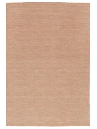 Handloom Flat 300X400 Grand Terracotta Uni Tapis De Laine