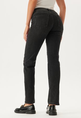 VERO MODA Vmflash Mr Straight Jeans Li11 Black Denim Klær