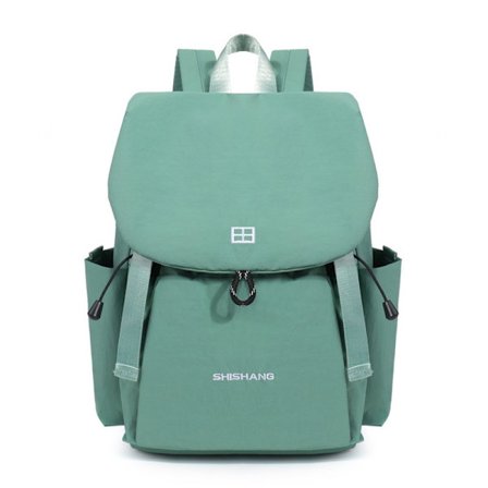 Rejserygsæk med stor kapacitet, enkel opbevaringstaske til pendling, grøn