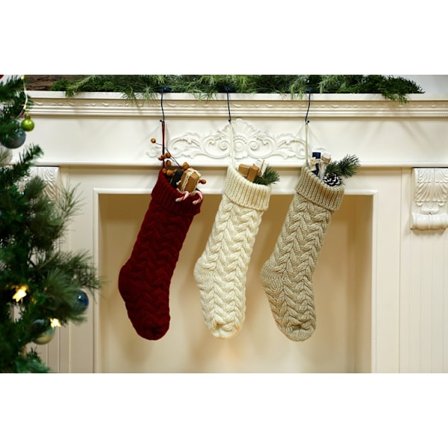 Paket Unik Burgunder och Elfenbensvit Fuchsia och Linne och Stickad C