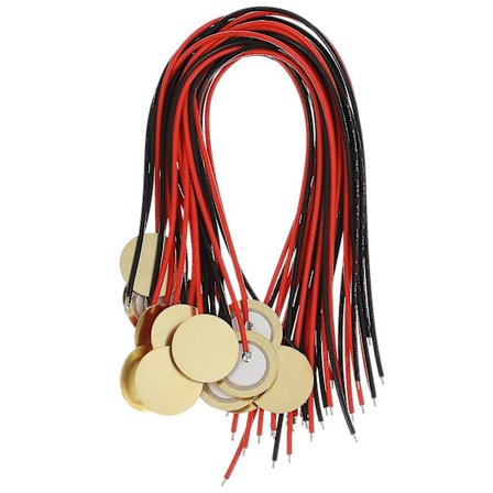 15 kpl Piezo-levyjä Akustisen soittimen mikrofoni Pietsosähköinen anturi Kitaran osat