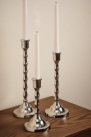 Jotex - Lysestage 3-pakke krom - RAKEL - Køb Lysestager hos Jotex