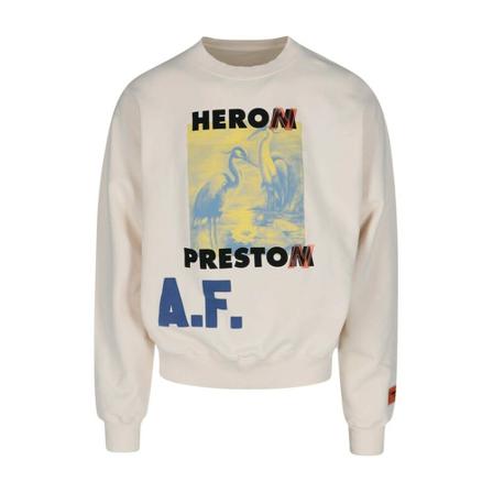 Heron Preston, sweatshirt crewneck - Wit, M Wit, Heren, Maat:S