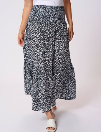 Kaffe Kamaxi Smock Skirt - Navy - XS/S