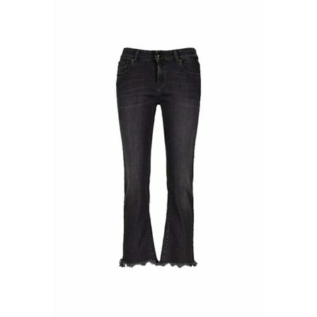 Replay, Cropped Jeans Zwart, Dames, Maat:W25