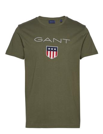Shield Ss T-Shirt T-shirts Short-sleeved Vihreä GANT