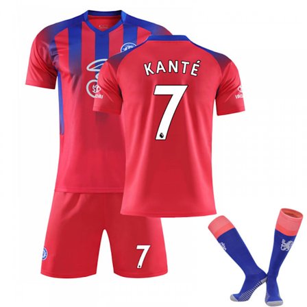 20/21 Chelsea 2 Borte trøye Sett Barn Voksne Fotballtrøye Drakt, XXL -