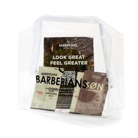 Läpinäkyvä Muovinen Toilettilaukku for Men