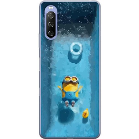 Kompatibelt Mobilskal till Sony Sony Xperia 10 III Dumma Mej Minion Universal Film