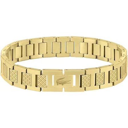 Armband i rostfritt stål med Petit Piqué-design – För både honom och henne guld