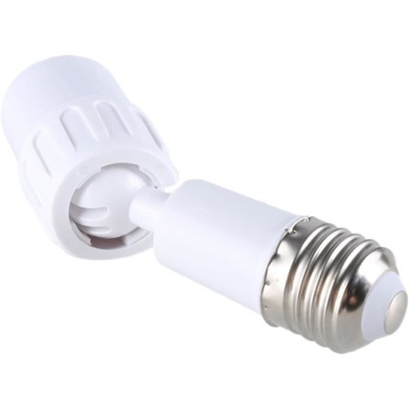 FUXIU E27 till E27 Glödlampsförlängningsadapter 360 Graders Rotation E27 till E27 Bas E27 till E27 Sockel