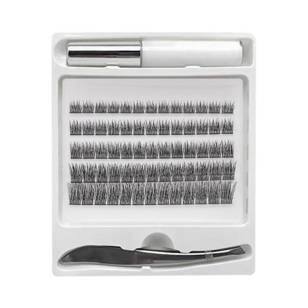 Cluster Lashes falska ögonfransar 8 8 8