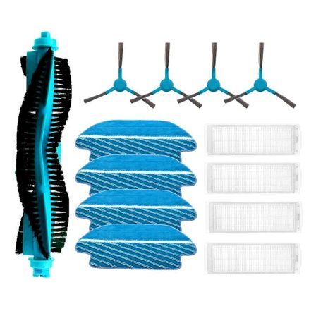 Til Cecotec Conga 3890 Ultra/Vital Rulle Sidebørste Hepa Filter Moppe (FMY)