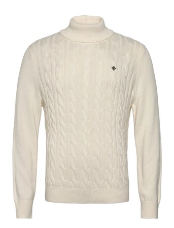 Morris | Nathan Cable Roller Neck | XXL