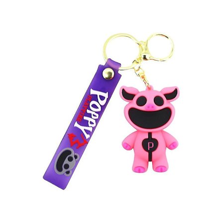 Smilende Critters CatNap DogDay Figurer PVC Vesker Henger Smykke Nøkkelringer Nøkkelringer Bursdag Jul Gaver