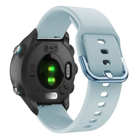 Garmin Forerunner 245 silikone Urrem - Babyblå