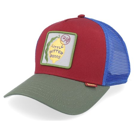 Djinns - Hft Cap Bitter Wine/Blue A-Frame Trucker Trucker Red Cap - @ Hatstore