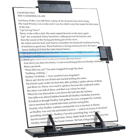 Svart metall kontorsdokument hållare med 7 justering 31cm*23cm