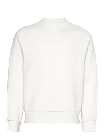 Embossed Logo Comfort Sweatshirt White Calvin Klein