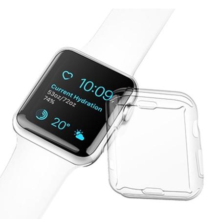 Apple Watch Series 1/2/3 42mm - Effektivt beskyttelsescover Transparent/Genomskinlig