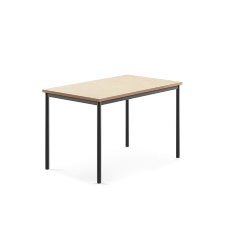 Tisch SONITUS, 1200x800x760 mm, Linoleum beige, anthrazit