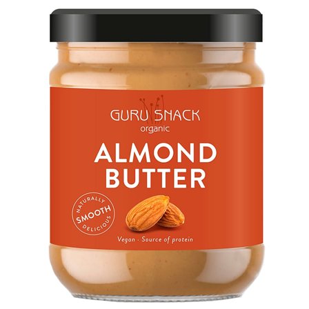 Guru Snack Almond Butter Smooth Ø 500 g, Helse & Madvarer, Smørepålæg, Andet Smørepålæg