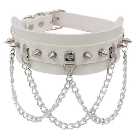 Krage Halskjede Anheng Halskjeder HVIT White