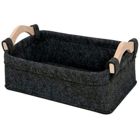 Förvaringslåda i Filt - Vikbar Leksaksförvaringskorg med Handtag -XM2-