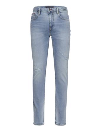 Slim Bleecker Pstr 7Yrs Repair Slim Jeans Blå Tommy Hilfiger