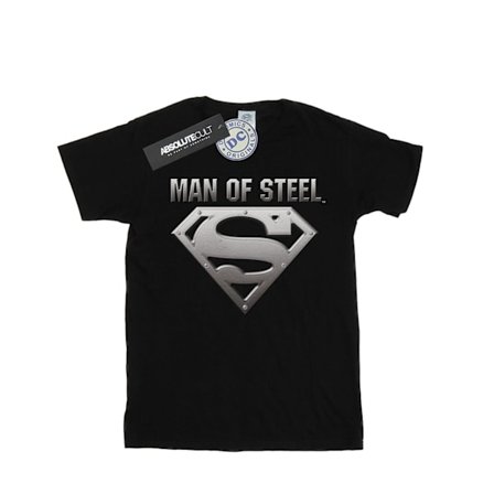DC Comics Boys Superman Man Of Steel Shield T-Shirt 7-8 år B