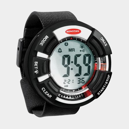 Segleruhr Ronstan Clear Start Race Timer, digital, Ø65 mm, 5 ATM, schwarz - Boot