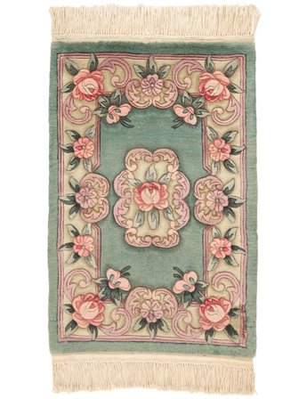 China 90 Line Teppich 60X90 Braun/Beige Wolle, China