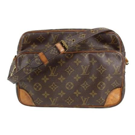 Louis Vuitton Vintage, Pre-owned Canvas louis-vuitton-bags Bruin, Dames, Maat:ONE Size