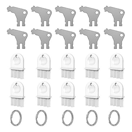 Papirhåndklæde Dispenser Nøgle, 20Pack Toiletpapir Dispenser Papir Dispenser Nøgle Universal Udskiftning Nøgle Papir Rulle Værktøjer