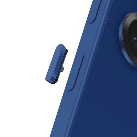 Original Power-knap til Galaxy S25 og S25 Plus Tænd og Sluk Samsung Mørkeblå