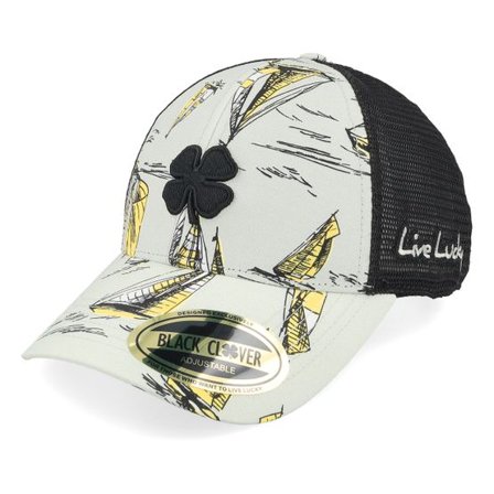Black Clover - Grön trucker Keps - Island Luck Mint Green/Black Trucker @ Hatstore
