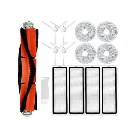 Reservedele til Xiaomi S10+ / S10 Plus Robotstøvsuger Tilbehør Hoved Sidebørste Hepa Filter Mopper Klud