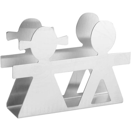 Servettiteline metalli ruostumaton teräs moderni servettiteline pöytäkoriste keittiön kodinkoneet