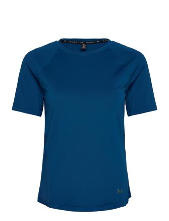 Ua Rush Mesh Ss T-shirts & Tops Short-sleeved Blå Under Armour*Betinget Tilbud