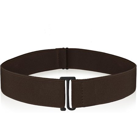 Usynlige bælter til kvinder, elastisk bælte til kvinder med justerbar elastik og fladt spænde, usynlige taljebælter til jeans, bukser og kjoler