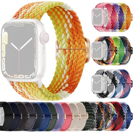 SKALO Flettet Rem Apple Watch Series 10 42mm - Vælg farve