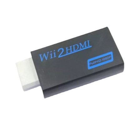 1PC Svart Wii till HDMI-omvandlare wii till hdmi-adapter wii2 till hdmi