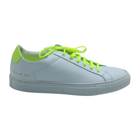 Common Projects, Retro Low Fluo Sneakers Wit, Heren, Maat:40 EU