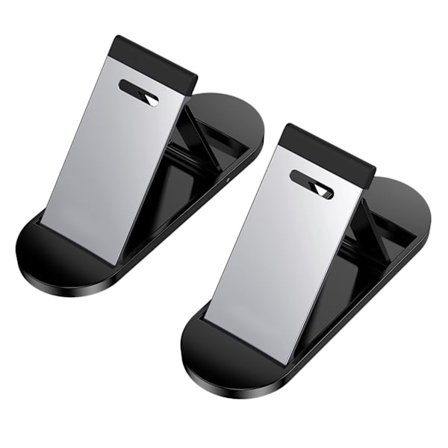 2 stk. bærbar computerstand, lille, bærbar, ergonomisk design, stærk stabilitet, notebook computerholder