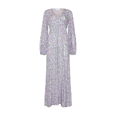Noella Lilith Maxi Dress - Cinthia Blue Print Klänningar Dam L