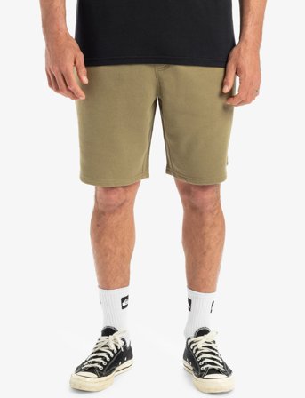 Quiksilver Salt Water Fleece Short - Khaki green - M
