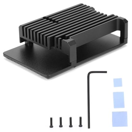 Raspberry Pi 4 B Kjøling Aluminium Legering Passivt Kjøleribbe Kabinett Datatilbehør