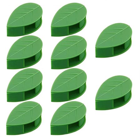 10/20 st Plant-Vines väggfästeklämma Mode hållbart buntande trådklämma för inomhus utomhus